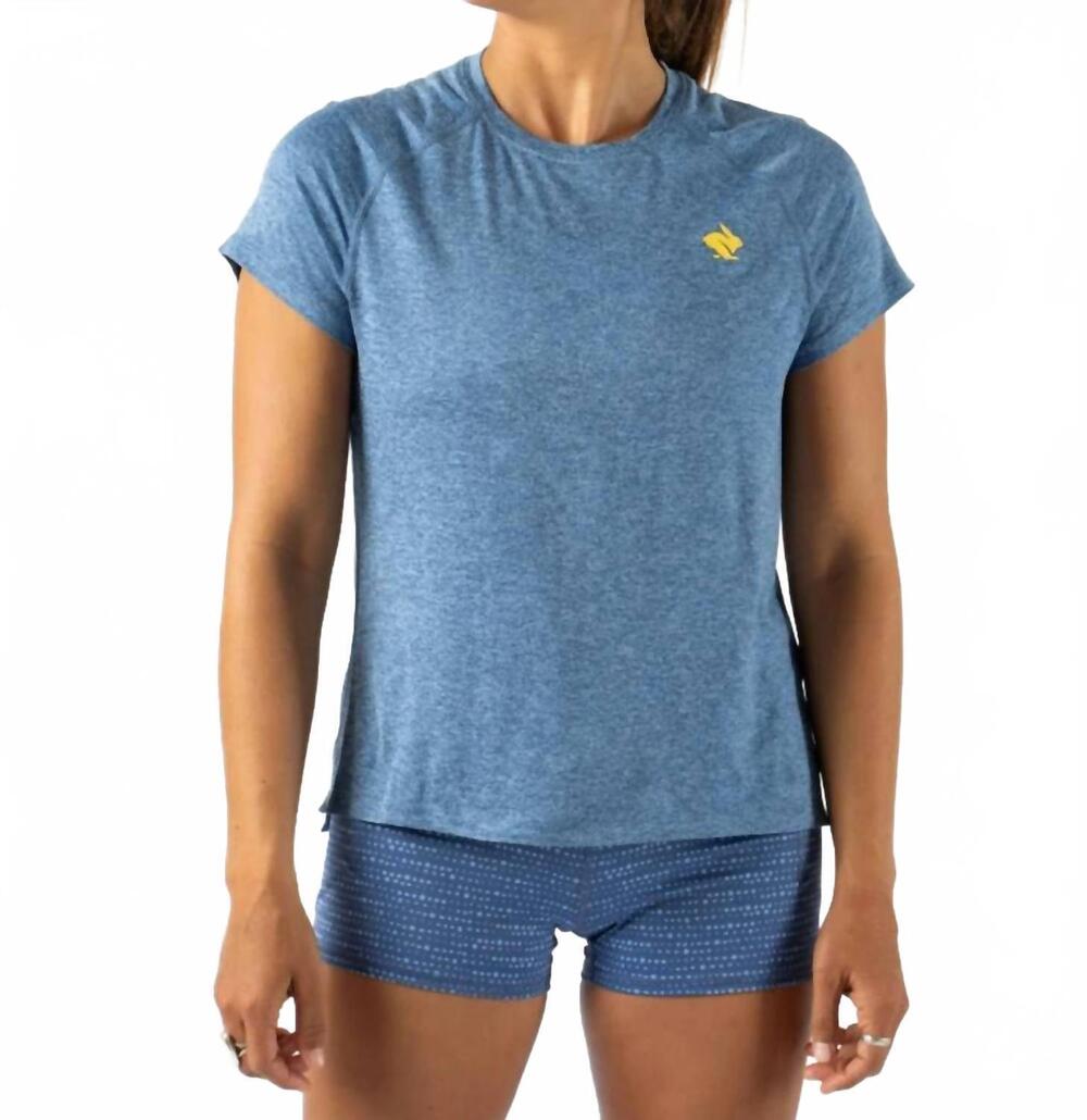 NEW RABBIT ez short sleeve tee in cornflower blue